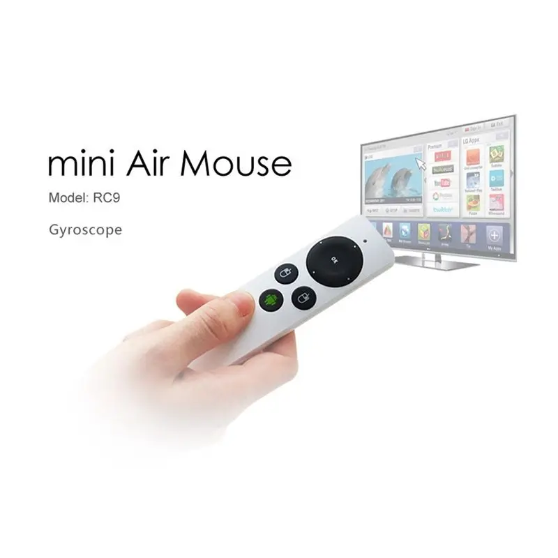 Фото Беспроводной пульт дистанционного управления Measy 2.4G Air Mouse для презентаций, совместимый с ПК, Smart TV, Android TV Box, HTPC №4