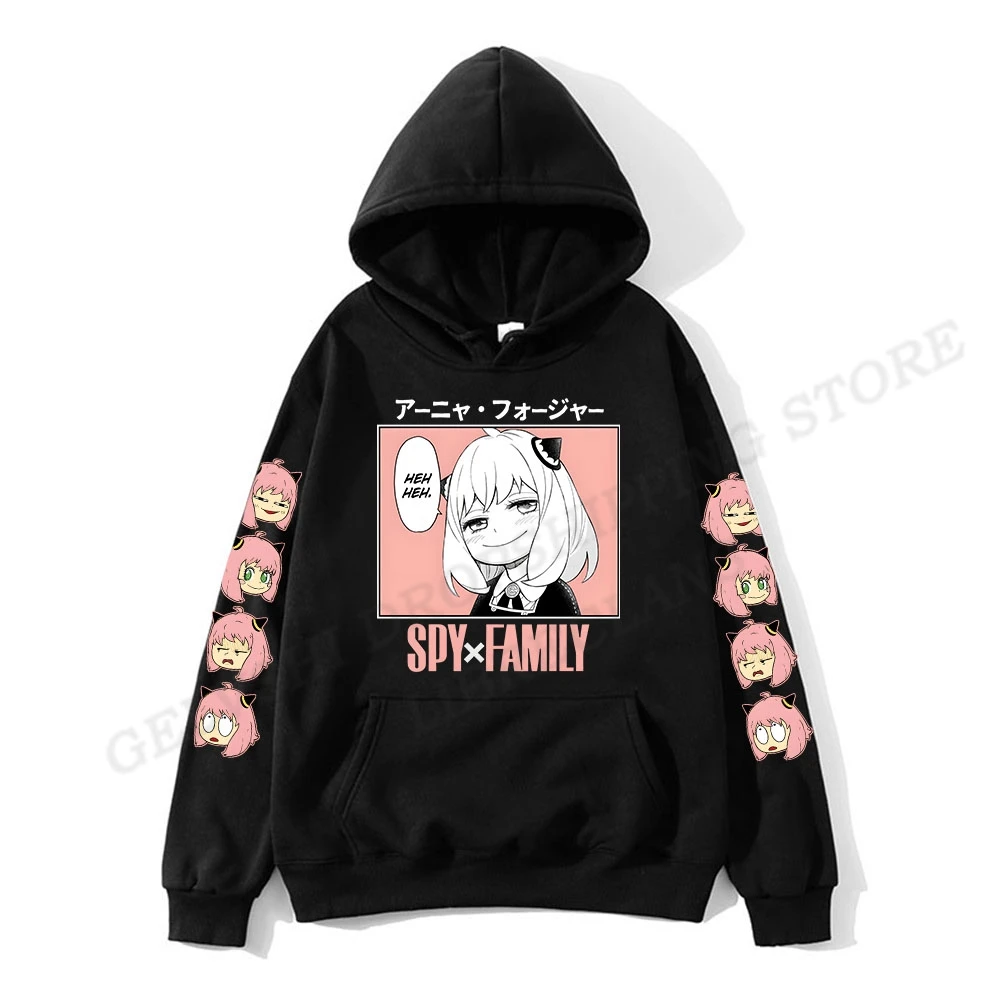 

Japanese Anime Spy X Family Hoodie Men Fashion Graphic Hoodies Kids Hip Hop Hoodie Anya Sweats Women Tracksuits Boys Coat Kawaii