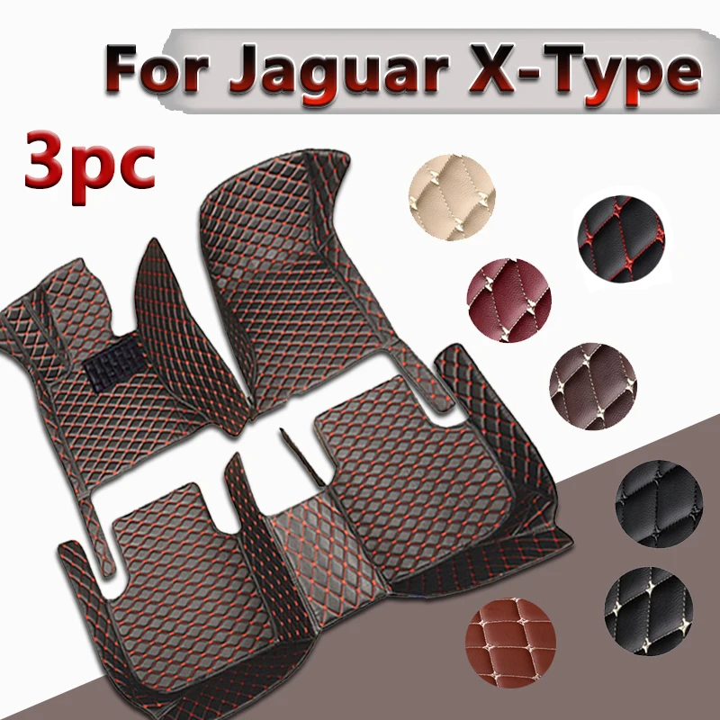 

Car Floor Mats For Jaguar X-Type XTYPE X TYPE 2002~2009 Rug Leather Mat Set Anti Dirty Pads Car Accessories Interior Parts 2003