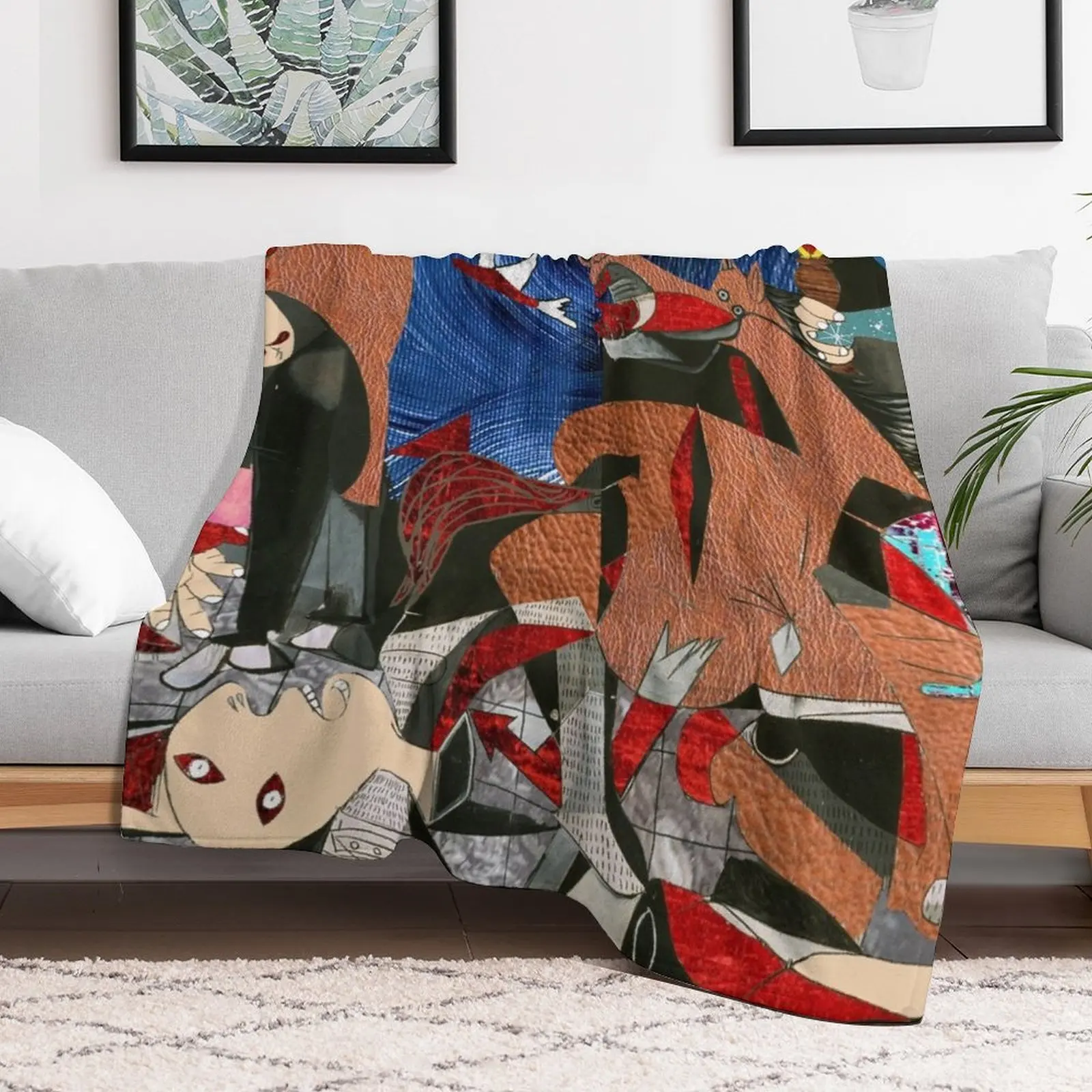 Цветное одеяло Guernica одеяла и самое мягкое забавное подарочное