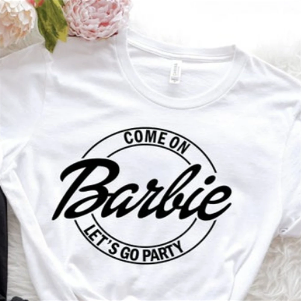 

Come on, Dear Lets Go Party Bachelorette Shirt Print T Shirt Harajuku Short Sleeve Casual T-shirts Kawaii Clothes Women Tee Tops