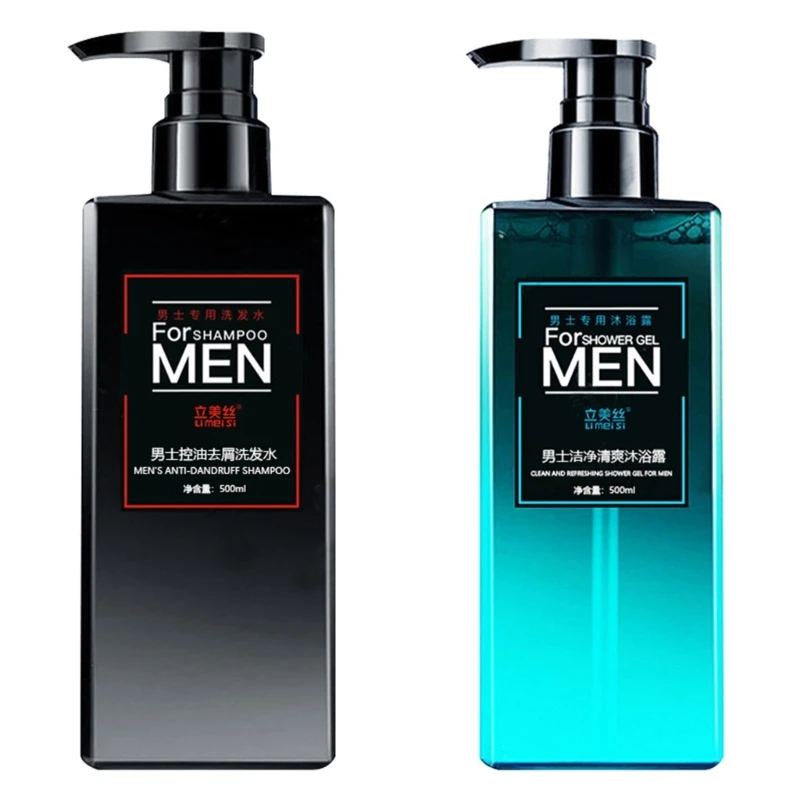 

500ML Anti-itch Refreshing Shower Gel Amino Acid Shampoo Anti-dandruff Long-lasting Fragrance Hair Shampoo for Men Women