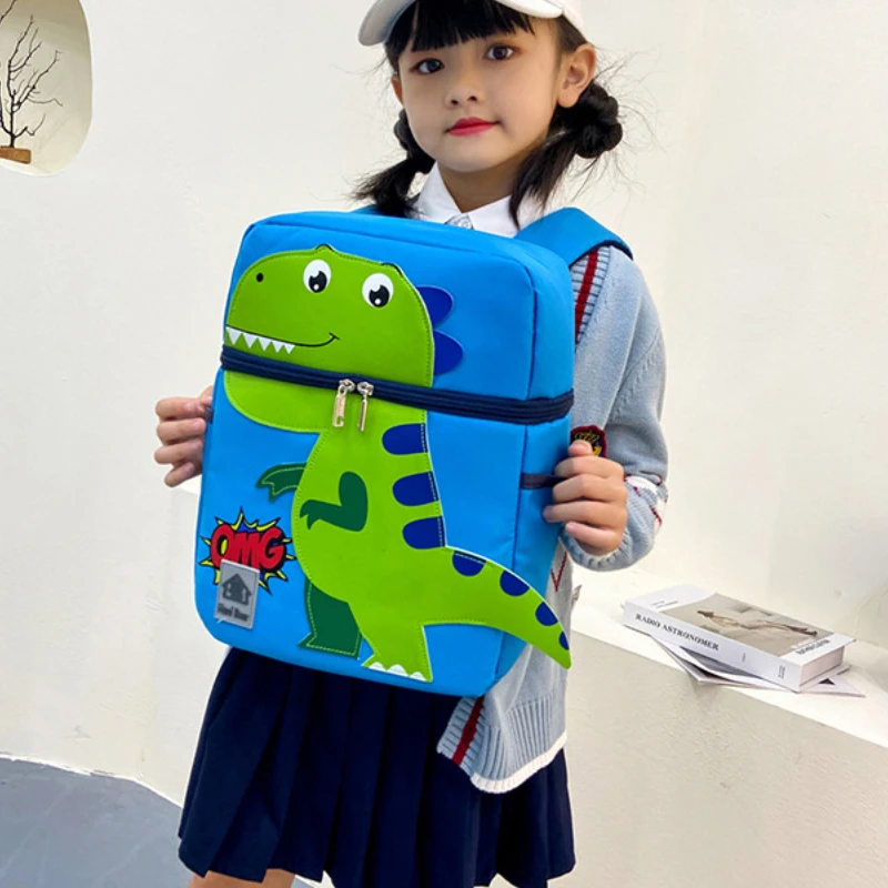 2022 New Children Cute Dinosaur Backpacks In Kindergarten Fashion Kids School Bags Large Girl Boy Backpack for Travel Gift Hot