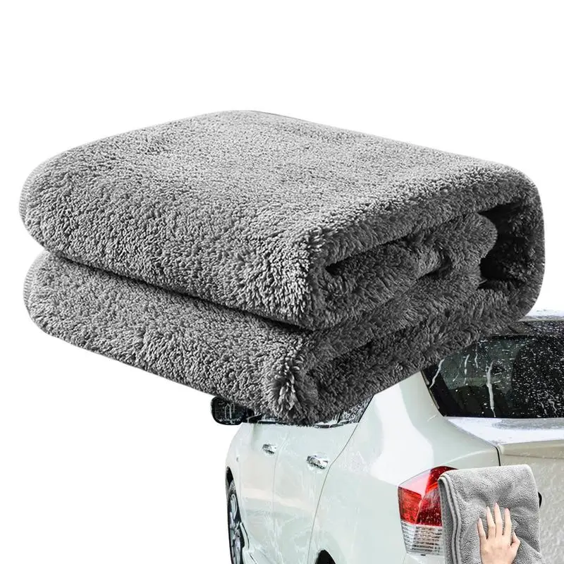 

Car Wash Towel Household Rags Absorbent Car Towels Streak-Free Microfiber Cloth Multifunctional Wash Rags For Glass Mirror