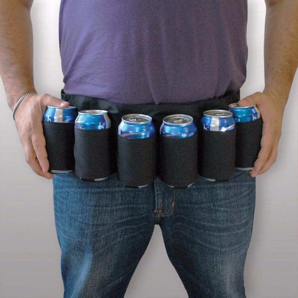 

Hanging Beer Belt Bag Organizer Can Holder Beer Waistband for Climbing Camping Hiking