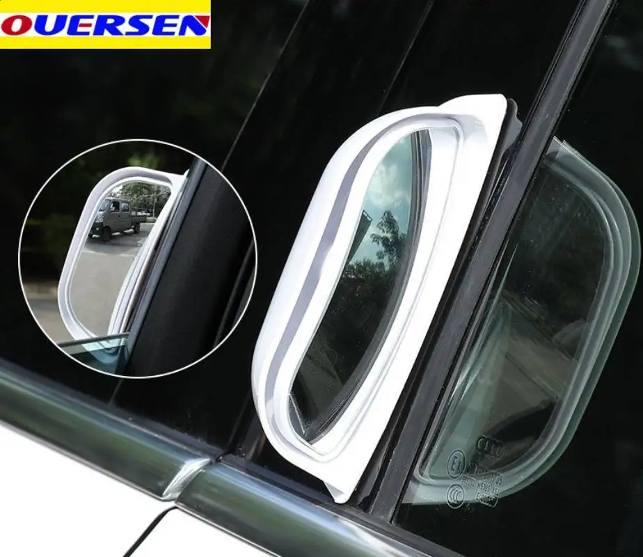 

New Universal Car B-pillar Side View Mirror Wide Angle Blind Spot Mirror Exterior Rearview Mirrors With Convex Clean Surface