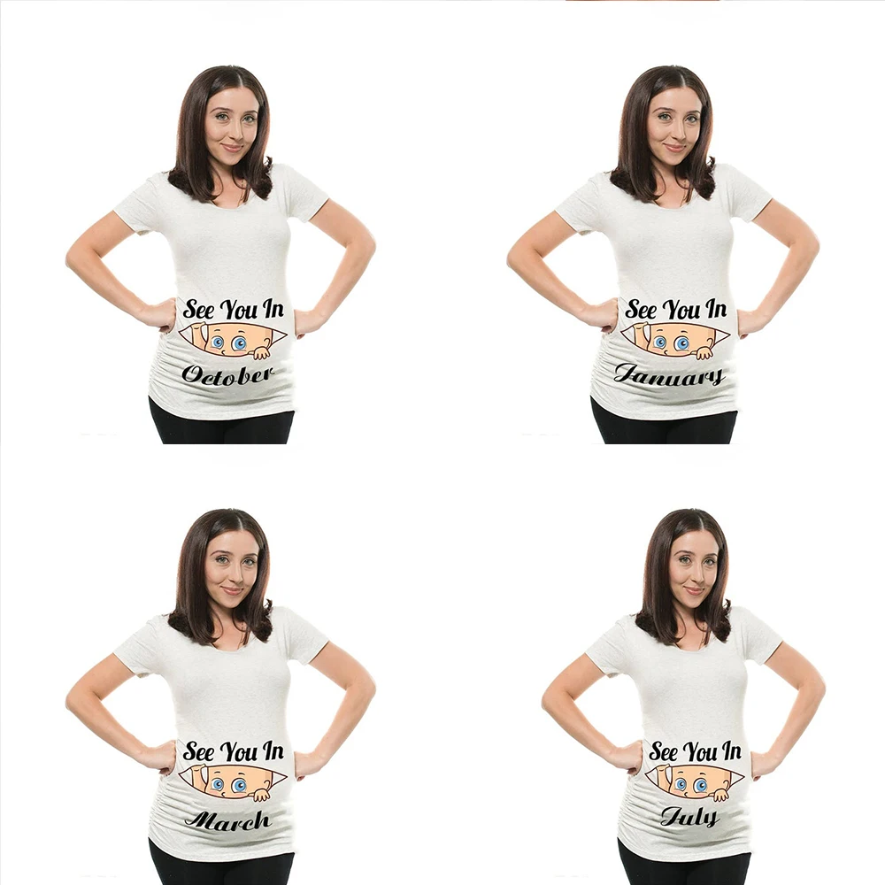 Новинка, извините, я сейчас январь, 12 месяцев, мам, беременности, футболки, модные топы с коротким рукавом, футболки, одежда Новинка, извините, я сейчас январь, 12 месяцев, мам, беременности, футболки, модные топы с коротким рукавом, футболки, одежда