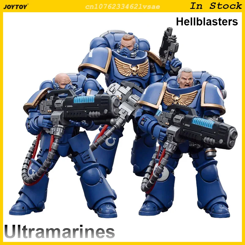 JOYTOY Warhammer 40K Ultramarines Hellblasters Sergeant Ulaxes Фигурка 1/18