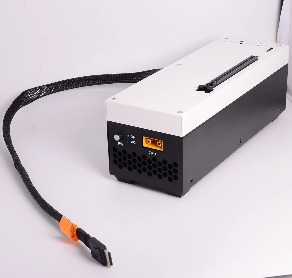 Фото Док-станция M.2 NVME To Oculink для внешнего графического процессора, 8 контактов, 64 Гбит/с Gen4, 550 Вт, блок питания для ПК, ноутбука, держателя видеокарты №2