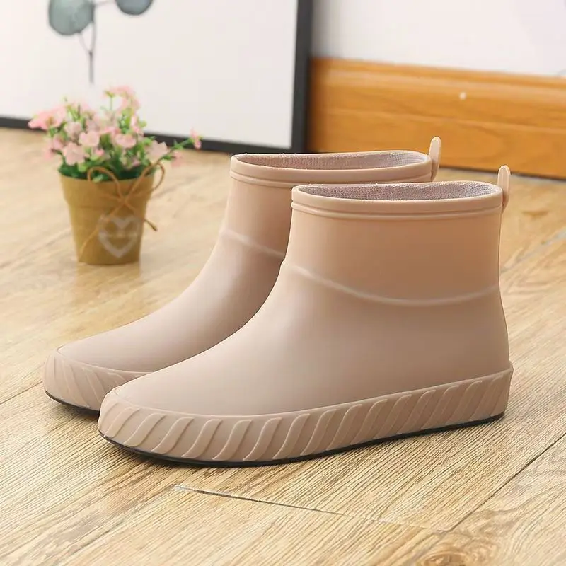 Женские непромокаемые туфли на мягкой подошве нескользящая плоская подошва