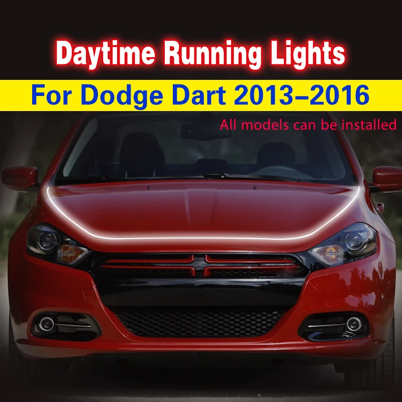 

Decorative Atmosphere Lamps Ambient Light For Dodge Dart 2013-2016 Car LED Daytime Running Light DRL 12v Day Light Fog lamp 1pcs