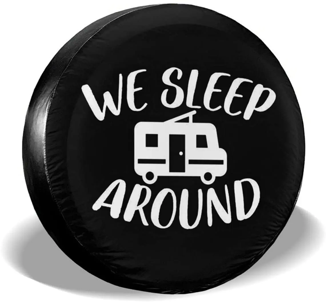 

Мы спаем вокруг запасного колеса, водонепроницаемый пыленепроницаемый УФ-чехол для колес, подходит для Jeep, трейлера,