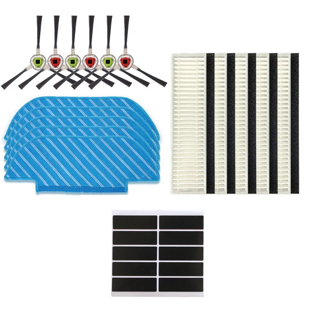 

For Ecovacs YEEDI K720 Robot Vacuum Cleaner Spare Parts Accessories Sweeping Robot Side Brush HEPA Filter Cleaning Cloth Rag