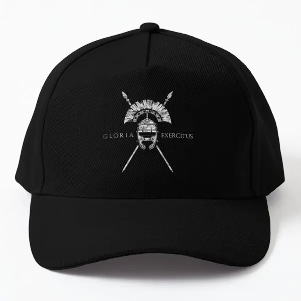 

Roman Centurion Gloria Exercitus Baseball Cap Hat Printed Casquette Sun Spring Fish Bonnet Outdoor Sport Summer Czapka Black