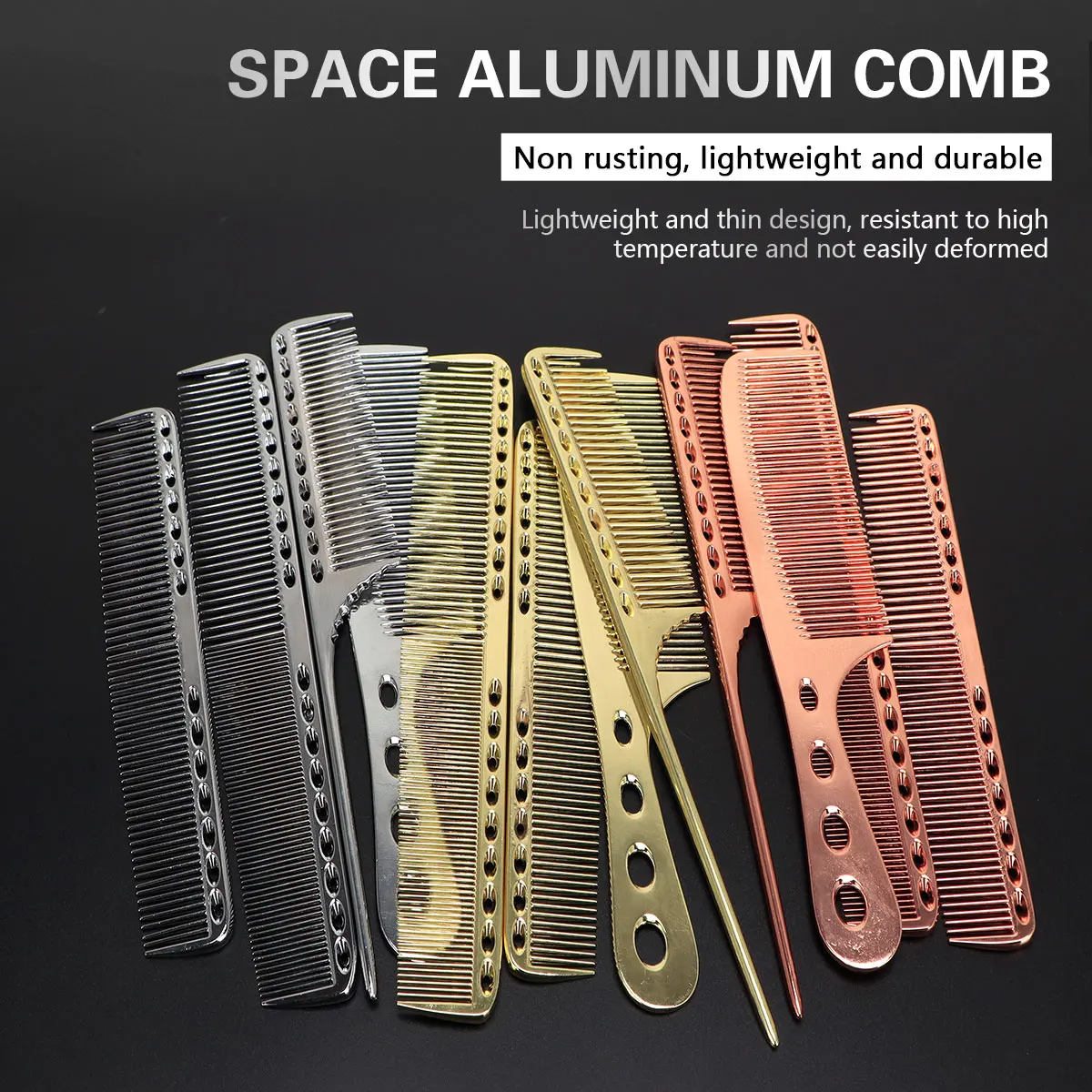 Профессиональная Антистатическая щетка для стрижки волос Barbershop Алюминиевые