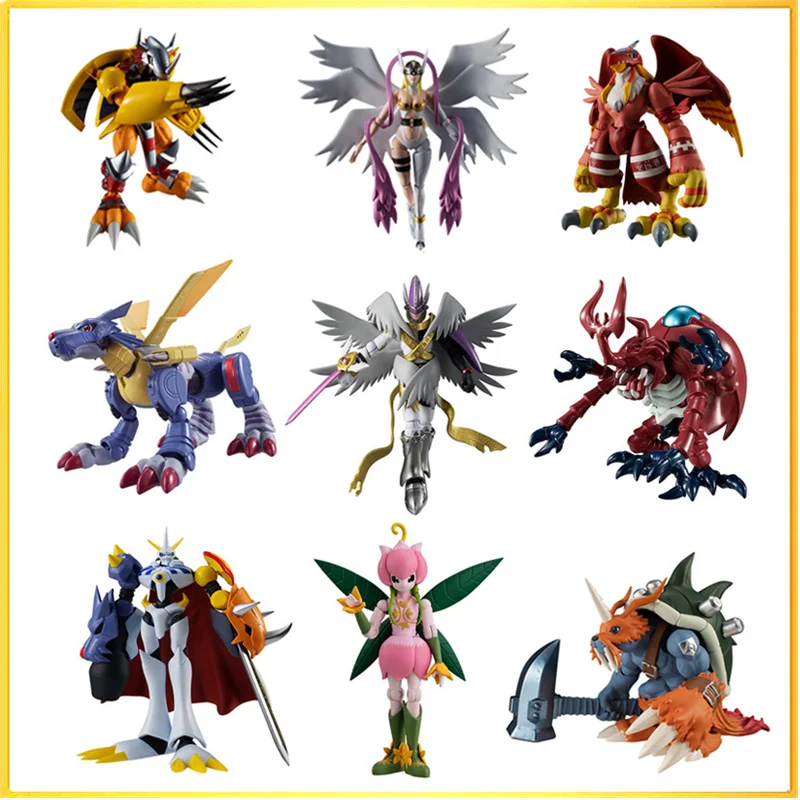 

Bandai Digimon Adventure Action Figure Assembly Model Toys SHO DO Series 01 02 03 Wargreymon Angewomon Garudamon Metalgarurumon