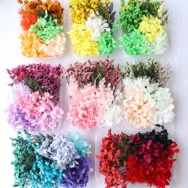 

Natural Dried Flower Petals For DIY Making Mobile Phone Case Candle Handmade Crafts Table Decoration & Wedding Accessories