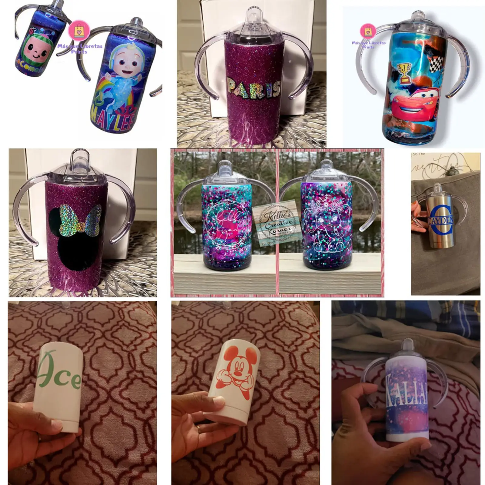 

12 унций кружка из нержавеющей Стали Sippy вакуумная изоляция бутылка для воды вакуумный термос чашка с удобной ручкой Герметичная крышка «сде...