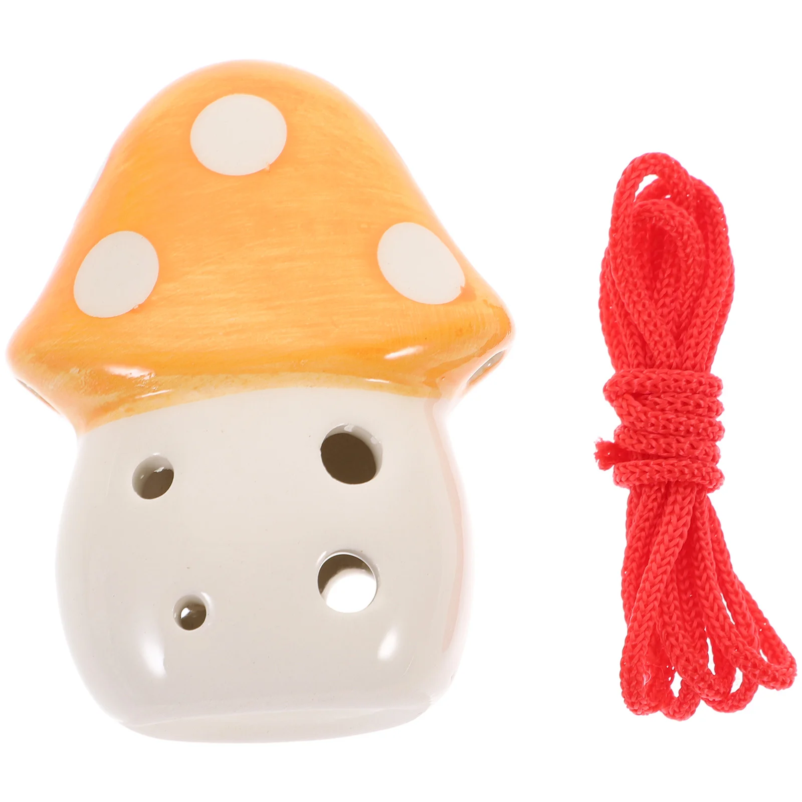 

Ocarina Instrument Mushroom Hole Beginner Wind Ceramic Kids Practice Children Necklace Instruments Musical Flute Toys Music Toy