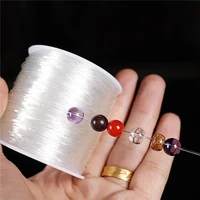 100m plastic crystal diy beading stretch cords elastic line jewelry making supply wire string jeweleri thread string thread