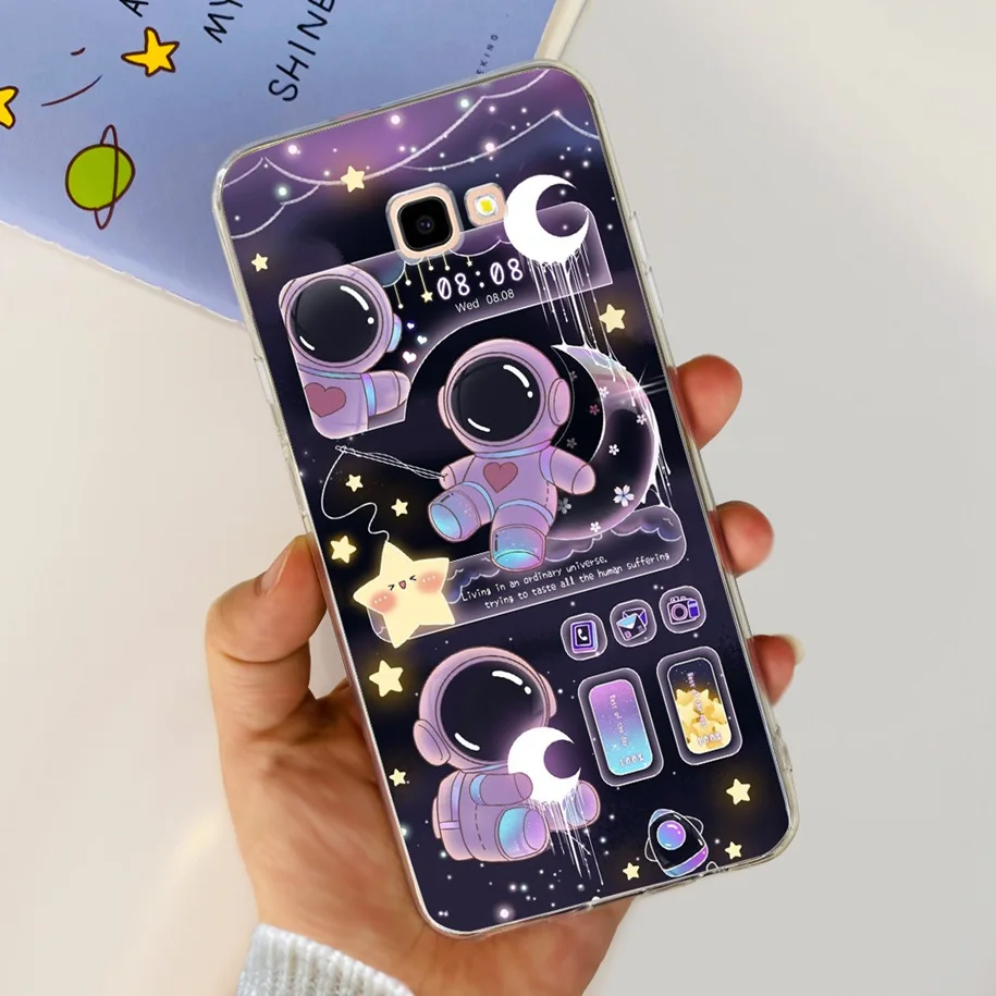 Чехол для телефона Samsung Galaxy J4 Plus 2018 модный Мягкий силиконовый чехол с цветами J 4 +