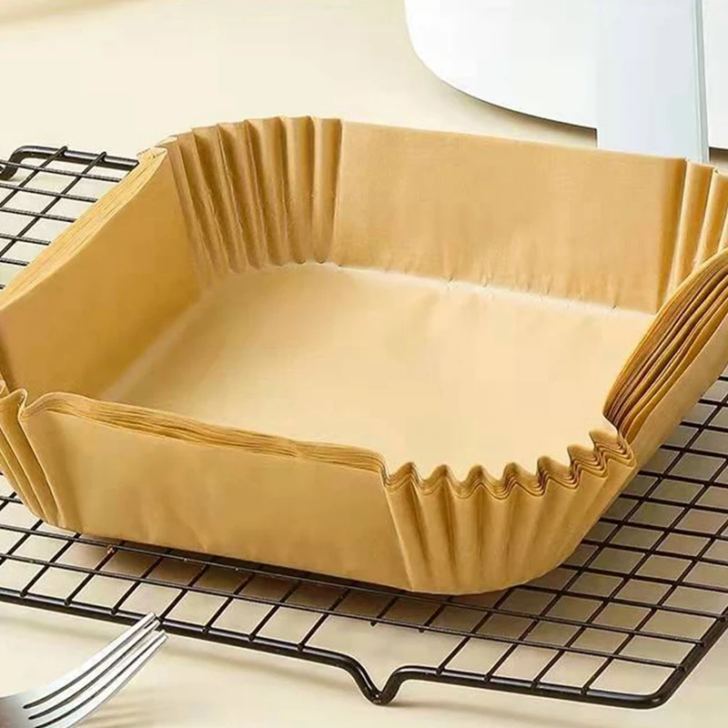 50шт Вкладыши из пергаментной бумаги для аэрофритюрницы Одноразовые ...