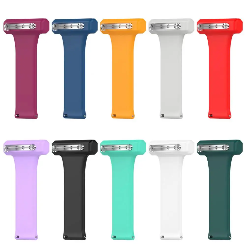 Универсальный силиконовый ремешок 20 мм медсестринский пин умные часы браслет