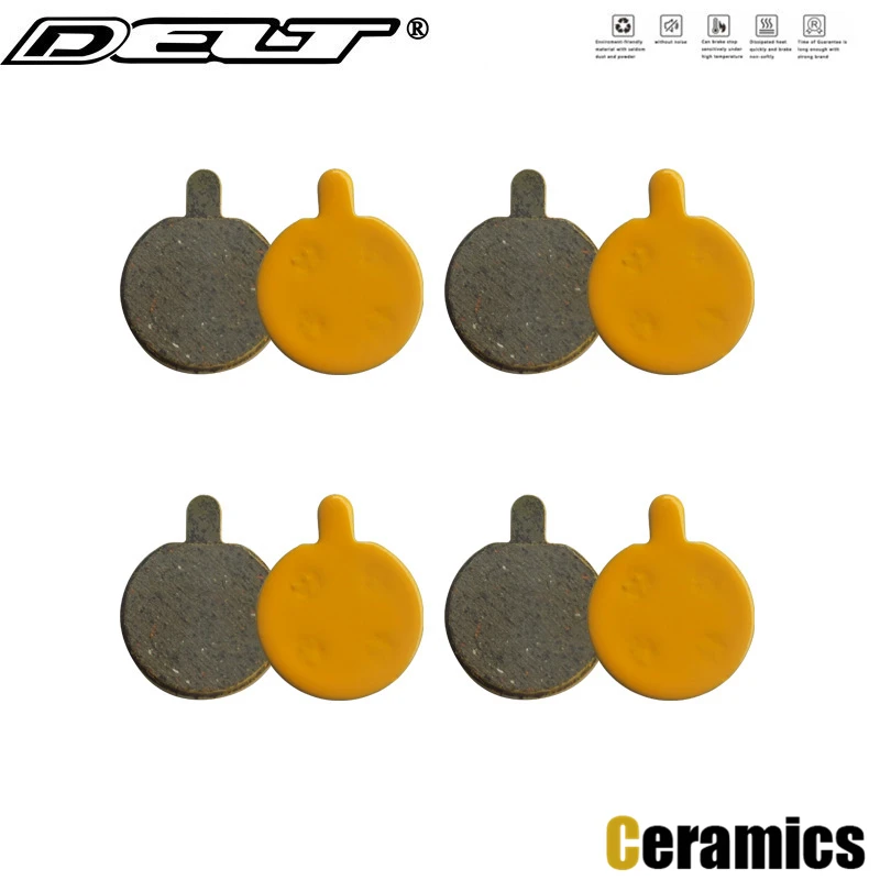 

4 Pair Ceramics Bicycle Disc Brake Pads For Zoom 250/350/450/550/D280 APSE/ARTEK Xiaomi M365 & PRO Parts MTB BIKE