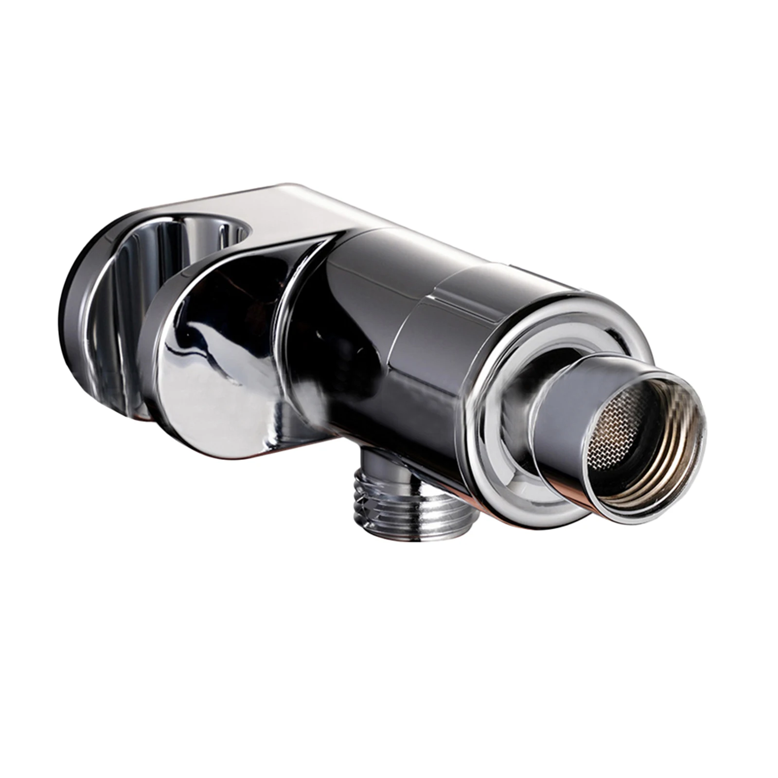 

Brand New Shower Bracket LED Shower Shower Bracket Silver Socket Angle Steel Alloy Temperature Display 62*62*46mm
