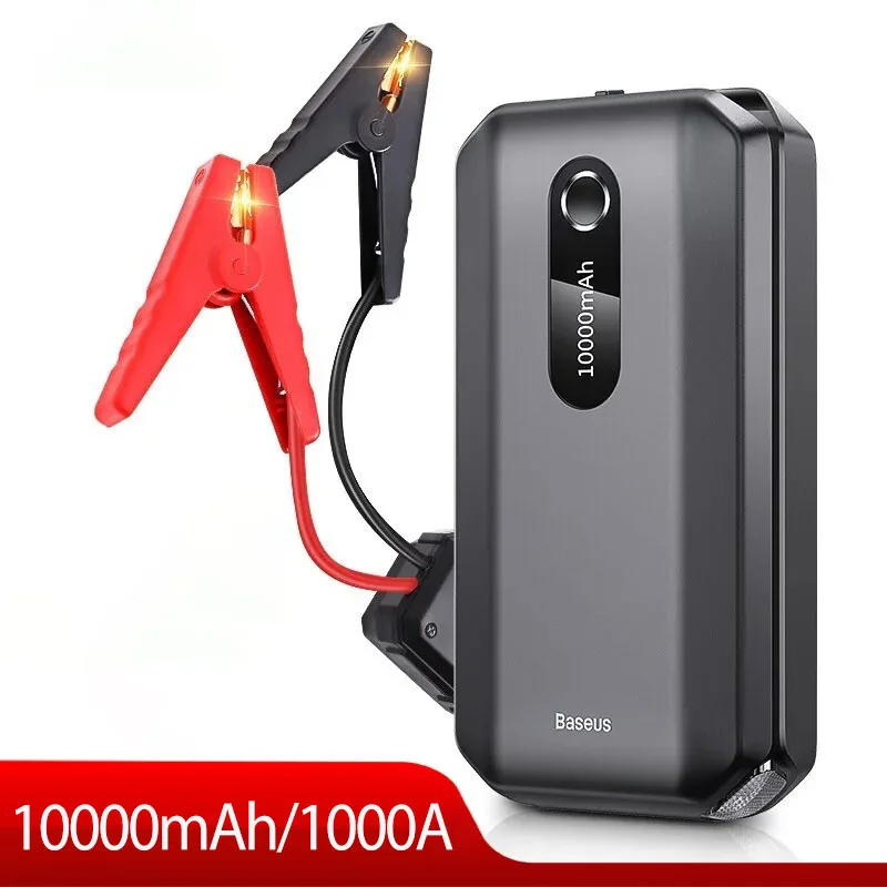

Автомобильный стартер Baseus Air/Pro 1000A, 10000/12000 мАч, аккумулятор Power Bank для автомобильного аккумулятора, пусковое устройство, аварийный усилитель