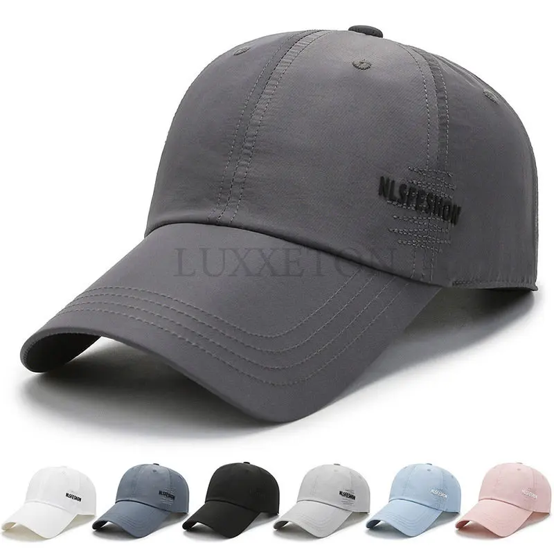 

Men's Sun Protection and UV Protection Mesh Cap Baseball Cap Summer Lightweight Breathable Couple Sports Cap Snap Travel Cap