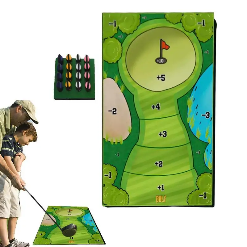 

Indoor Golf Game Mats Portable Golf Hitting Mats Golf Training Aids Golf Accessories for Outdoor Indoor Home Park Backyard