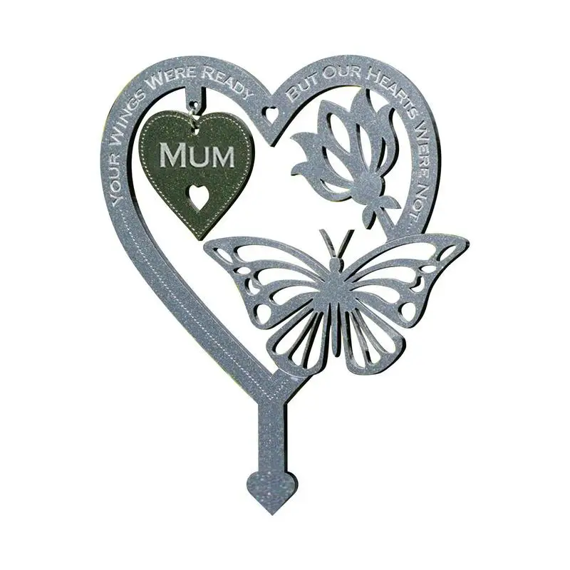

Butterfly Memorial Stake Remembrance Plaque Outdoor Ornament Decorative Figurine Yard Garden Stake Ornament Decoration