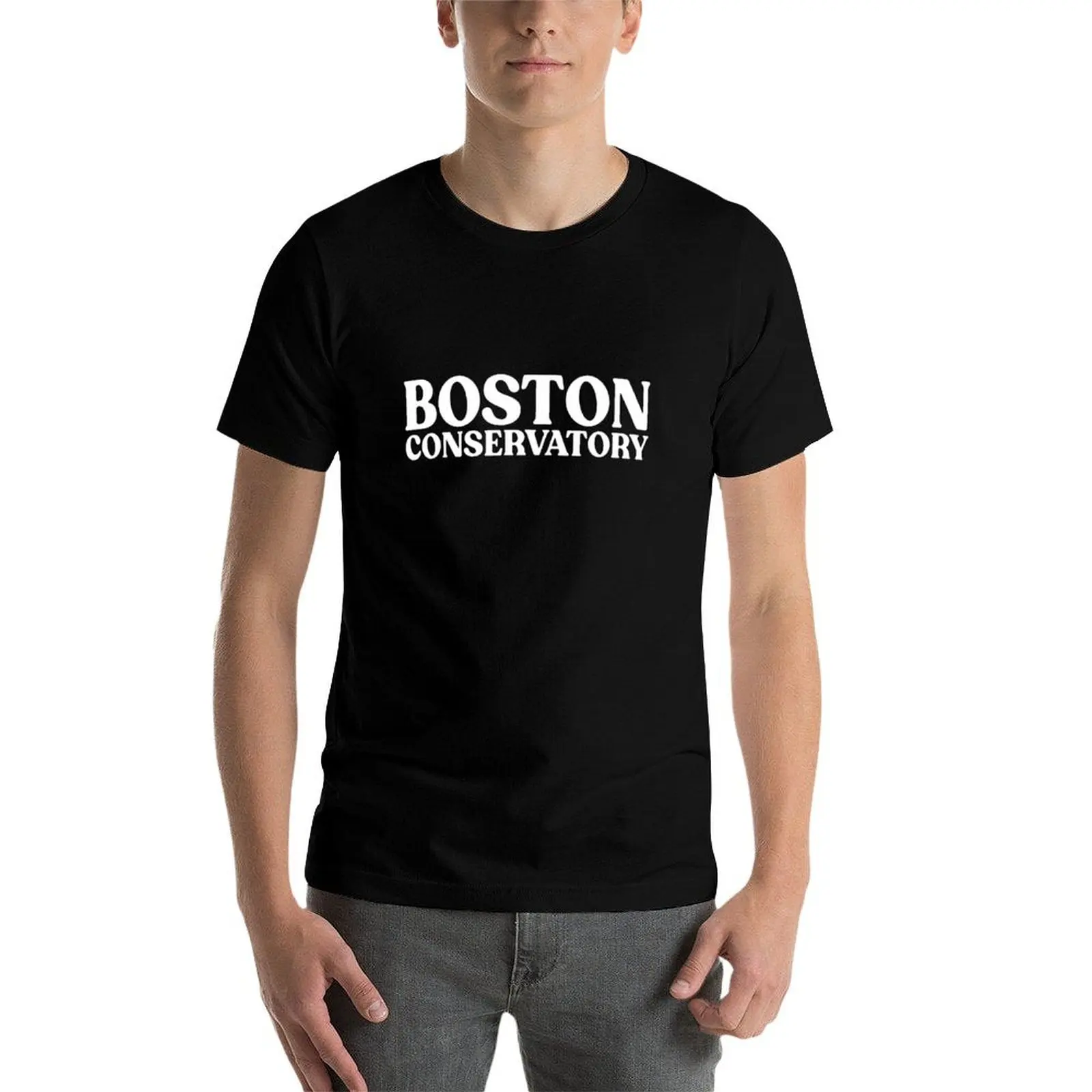Фото Футболка Boston Conservatory с толстым шрифтом serif для строительных работ №4