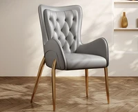 italian leather dining chair dining room desk and chair modern luxury and high grade makeup chair bedroom study chair