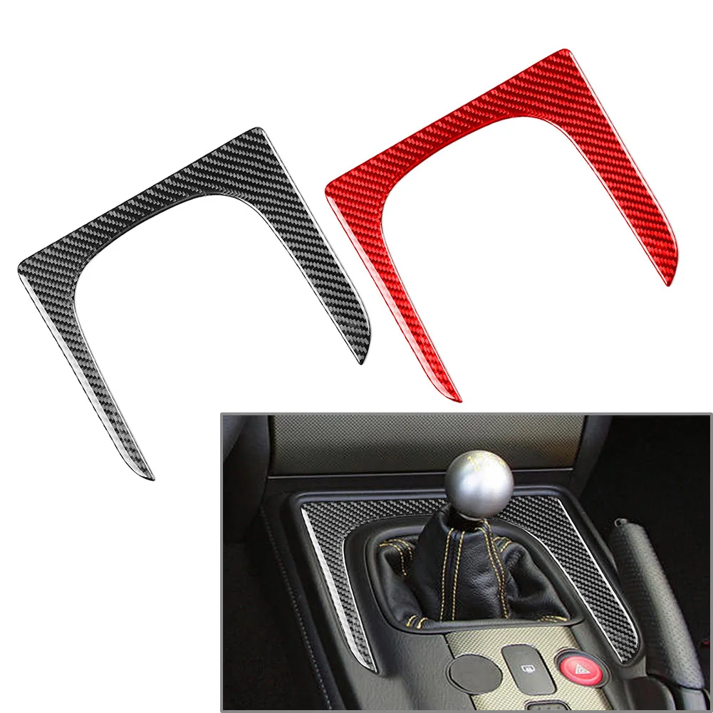 

Black/Red Car Accessories Gear Shift Panel Surround Cover Outer Frame Trim For Honda S2000 2004 2005 2006 2007 2008 2009 LHD