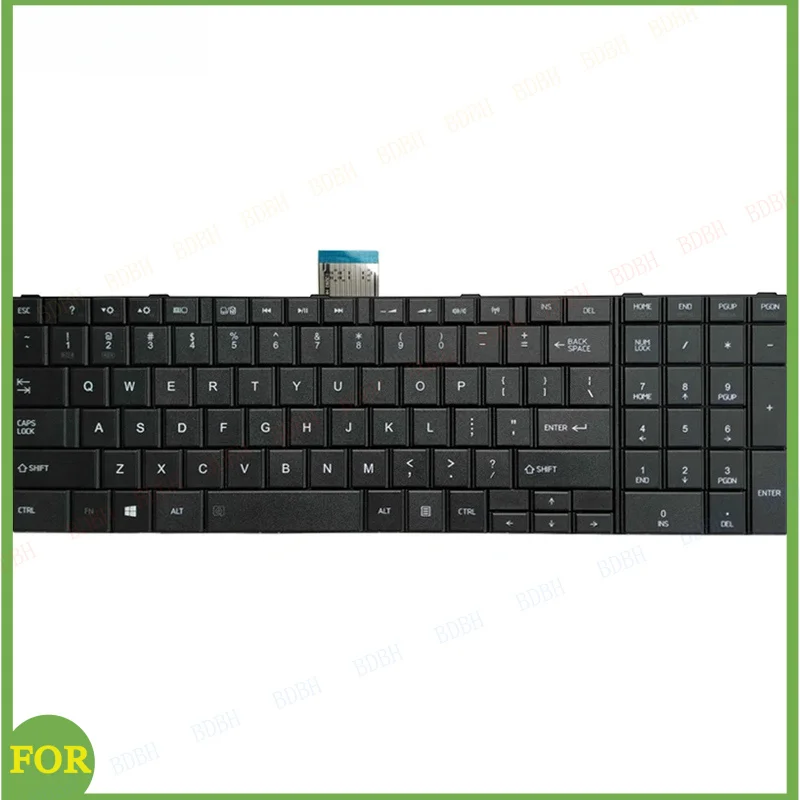 Фото НОВАЯ английская клавиатура для ноутбуков Toshiba Satellite C50-A C50-A506 C50D-A C55T-A C55-A C55D-A (США) №2