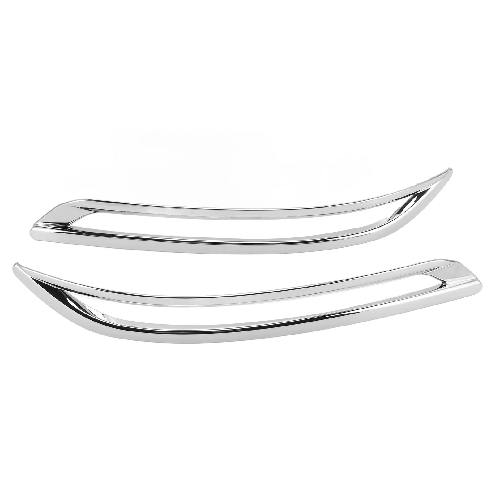 

2PCS Rear Fog Light Trim Decoration Cover Glossy Silver Anti Fading Replacement for XC60 2018‑2020