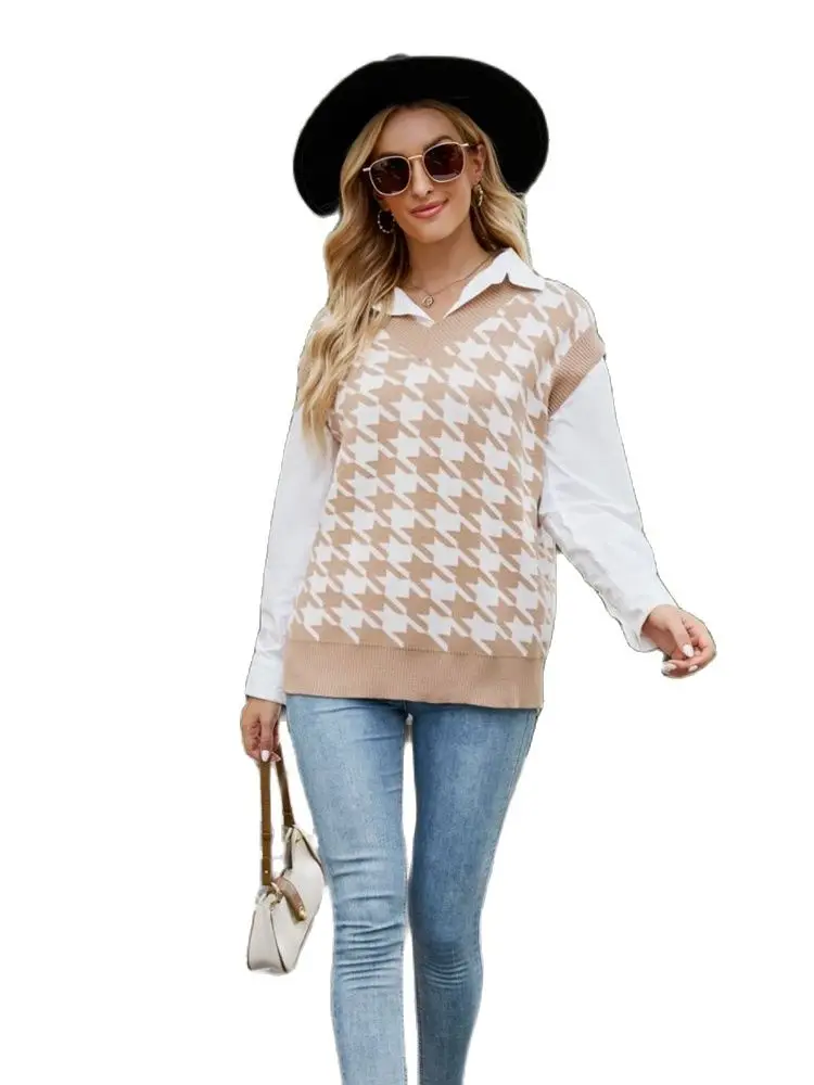 

Xylocarp SF1177 Spring 2023 Sexy Women's Sweater Loose Sleeveless Vest