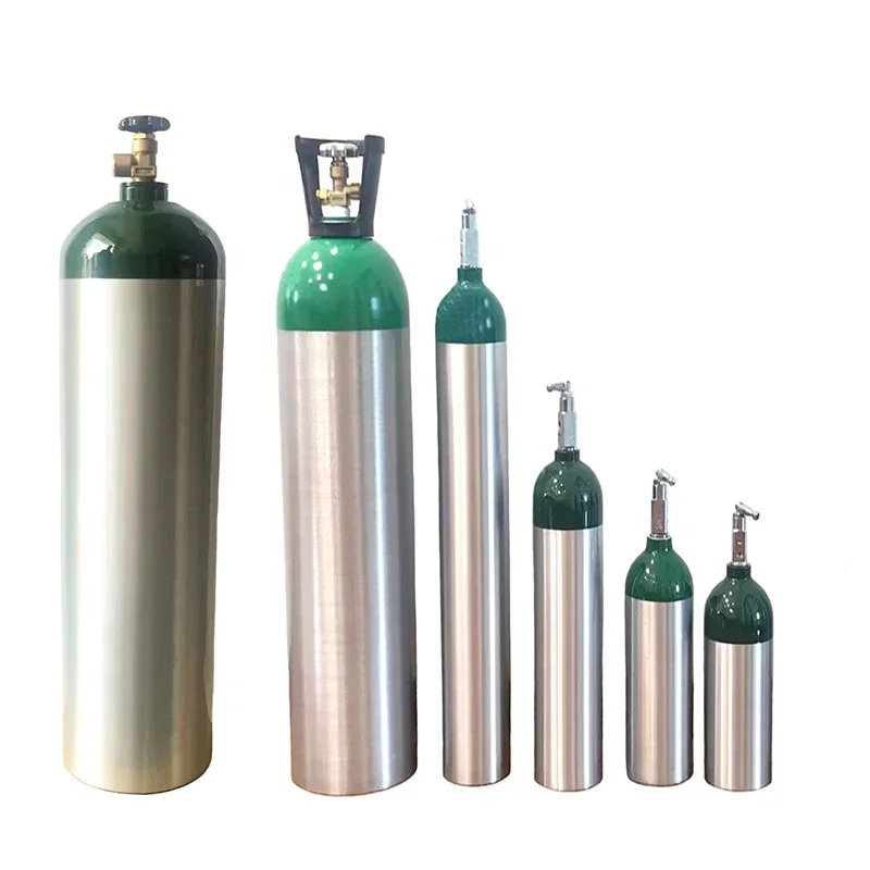 Стандартный медицинский алюминиевый кислородный баллон DOT Различные модели