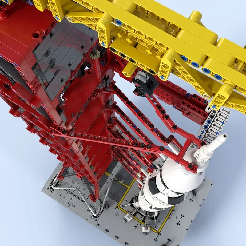 Набор строительных блоков MOC Saturn-V Launch Tower ракетная пусковая платформа модель для
