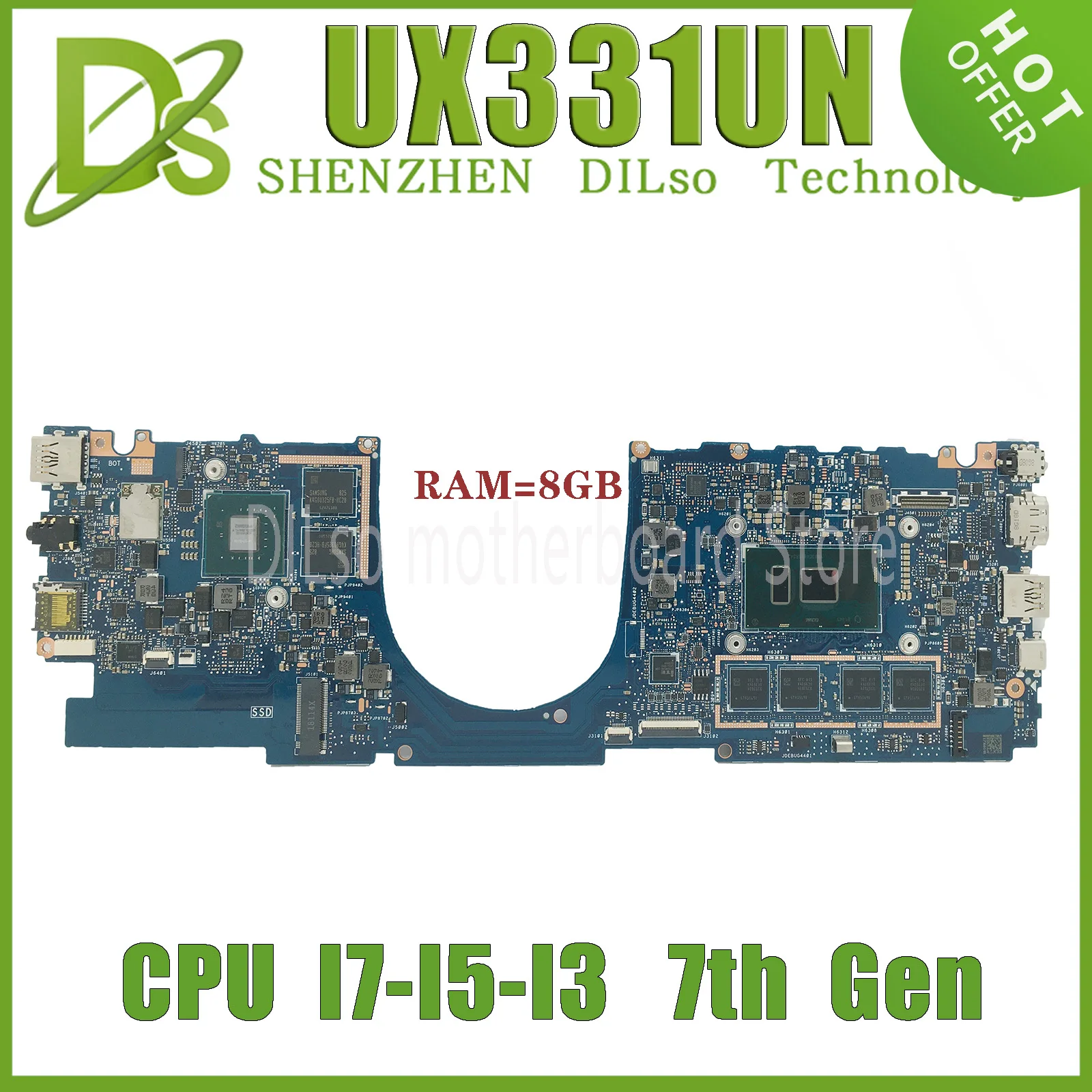 Рисунок 2 - UX331UA материнская плата для ноутбука