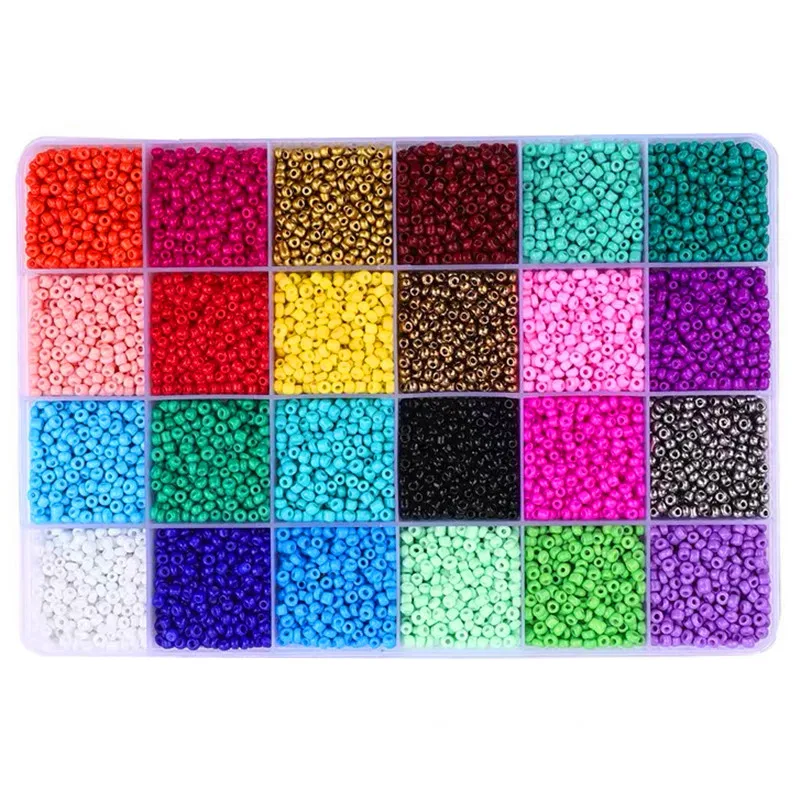 1000 шт./лот 2 мм очаровательные бусины из чешского стекла DIY браслет ожерелье для