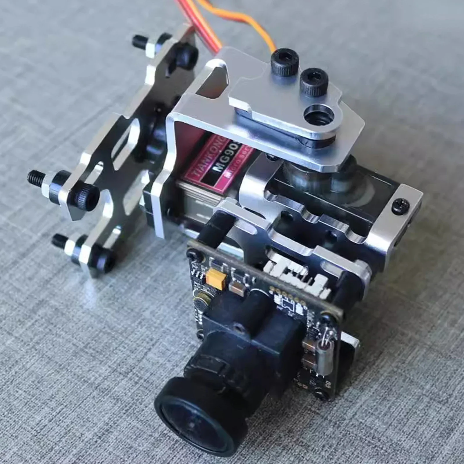 Подвес FPV Gimbal для дрона с 2 металлическими сервоприводами