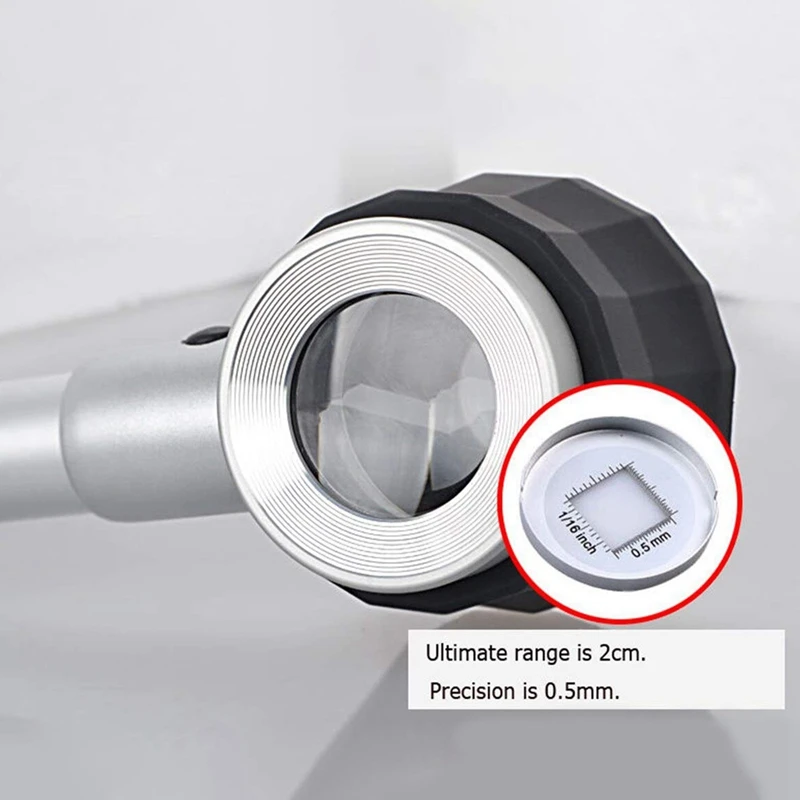 GTBL 10X Ручной 45X Складной тестер белья Металлические лупы Тканевая нить Счетчик