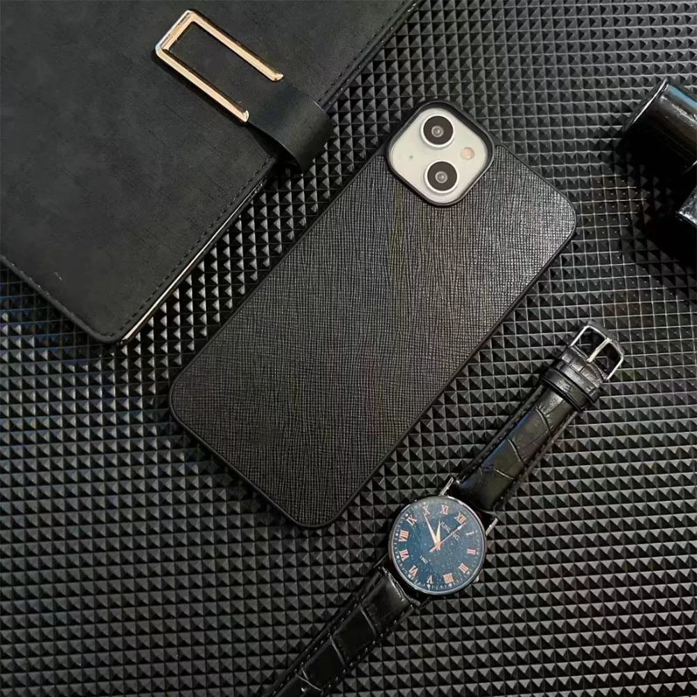 Men's Classic Grainy Mb Leather Saffiano Magsafe Function Cover for Iphone14 13 12ProMax 14Plus Magnetic Business Case for 14Pro