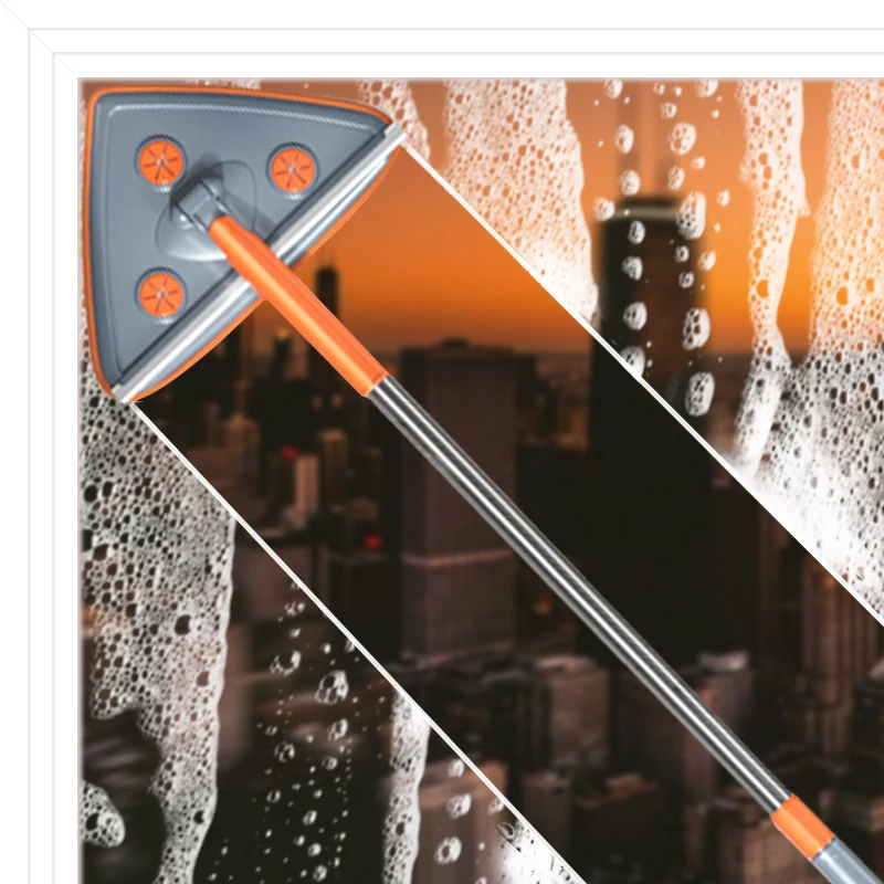 

Window Cleaning Squeegees Washer Washing Mop Brush Silicone Scraper Tool Cleaner Glass stove Wiper Floor Robot from Two Sides