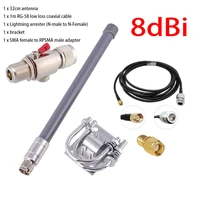 868mhz helium hotspot 8dbi antenna kit hnt miner female to rpsma male adapter rg 58 low loss coaxial cable loralpwan 915mhz