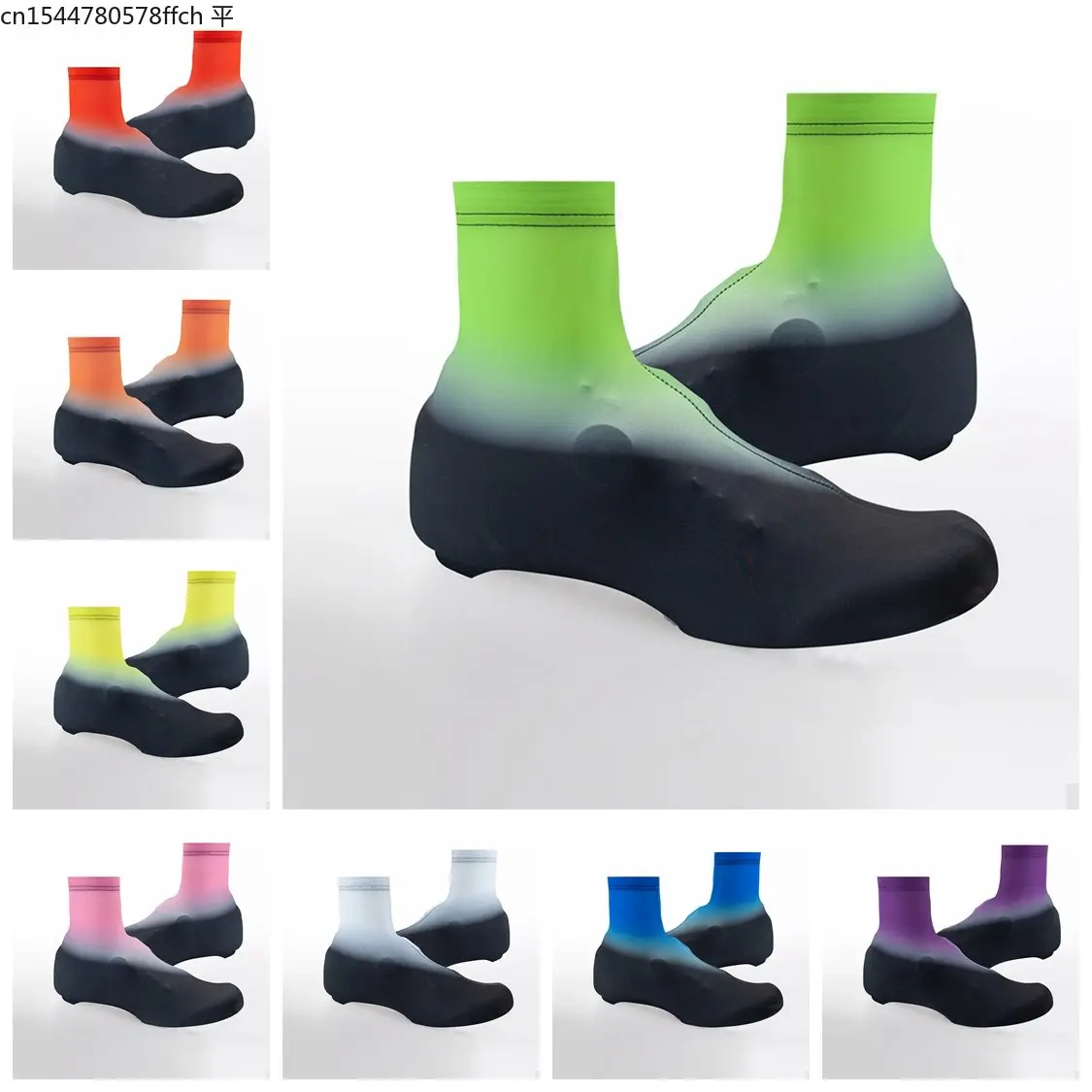 

2022 Cycling Shoes Cover Men Women Bike windproof MTB Bicycle Zippered Overshoes Mountain Road Riding Racing Green Black Outdoor
