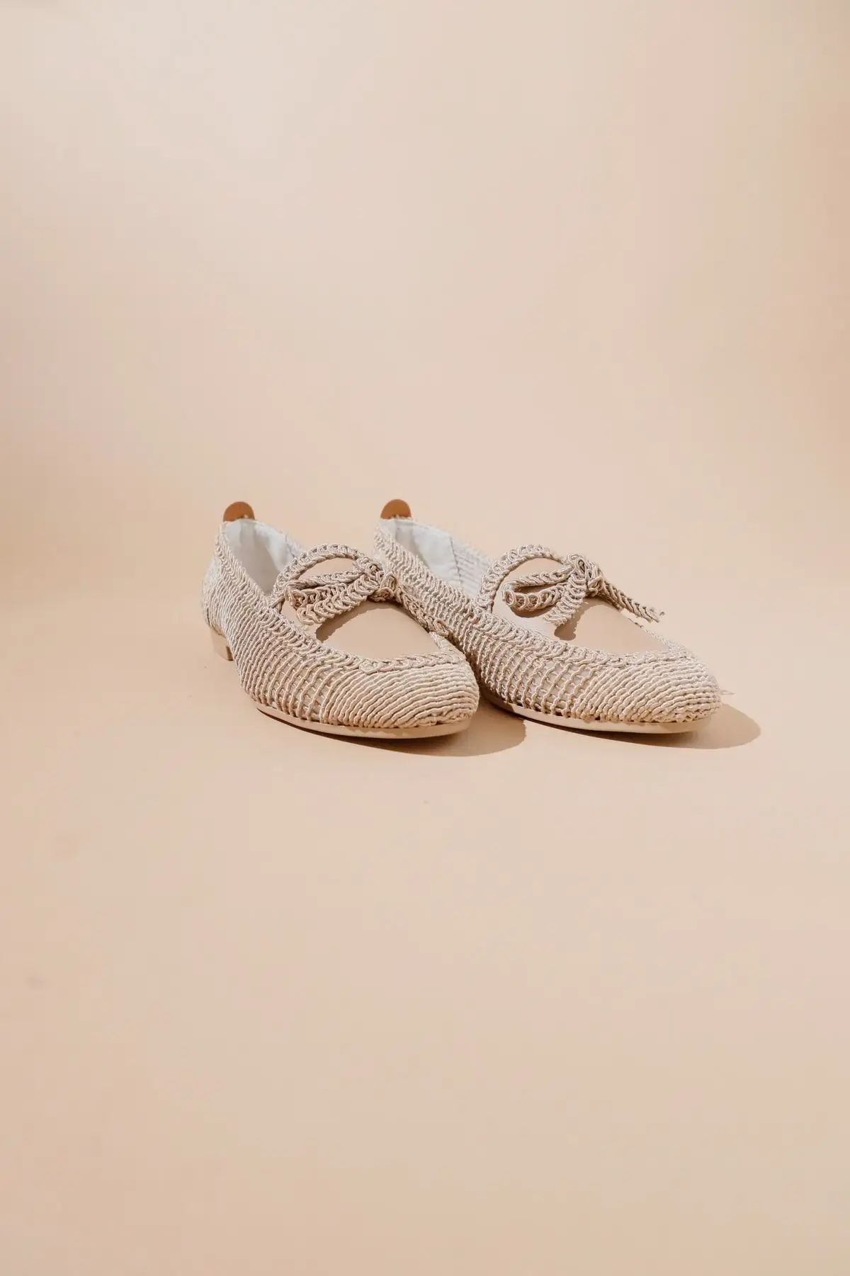 

Women Flats Shoes Bow Knitted Fashion Flats For Ladies Casual Shoes Elegant Flat Footwear Summer Ladies Shoes